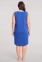 Women's Basic Plus-Size Nightgown - Cobalt Blue - 4