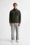 Men's 2-Piece Full-Zippered Outdoor Fleece Jacket with Front Zippered Pockets - 4