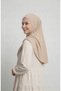 Practical Hijab Sandy Shawl - Ready-to-Wear Turban, Modest Scarf, Prayer Shawl, Light Beige - 2