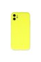 Apple iPhone 11 Case Nano Velvet Silicone - Yellow