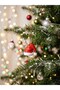 Christmas Tree Ornament with Santa Hat Design - Set of 3 - 4