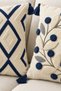2 Decorative Kilim Rug and Daisy-Patterned Cushion Covers with Invisible Zippers and Tassels, 42x42 cm - 2
