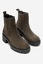 Women's Genuine Leather Heeled Casual Boots 5130 COFFEE SUEDE