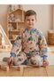 Dinosaur-Printed Children's Padded Jumpsuit for Ages 1–6 - 3