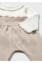 Girl's 2-Piece Bootie Set, Ecru - 3