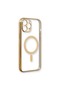 Apple iPhone 12 Pro Case Magneticsafe Laser Silicone - Gold - 2