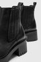 Women's Genuine Leather Heeled Casual Boots 5130 BLACK LEATHER - 5