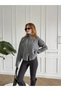 Mock Neck Knit Cardigan with Double Zip Detail - 4