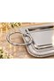 Silver Serving Tray with Single Handle Large - 2