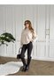 Mock Neck Knit Cardigan with Double Zip Detail - 3