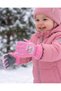 Girls' 1–4 Years Old Fur-Lined, Fleece-Lined, Waterproof, Windproof Snow Ski Gloves with Cute Characters