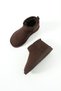 Lora Coffee Suede Women's Casual Boots with Fur-Lined Construction and Flat Soles - 4