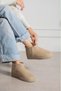 Lora Beige Suede Women's Casual Boots with Fur-Lined Construction and Flat Soles - 2