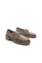 Genuine Suede Leather Women's Lace-Up Heeled Shoes with 4 cm Heels in Beige