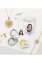 Special Cartoon Mug Floral Mirror Daisy Necklace Bracelet Set for Women - 6