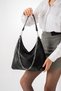 Women's Stylish Shoulder Bag with Black Chain Detail - Everyday Use Bag