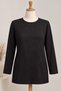 Women's Luxury Plus-Size Long-Sleeve Viscose Blouse
