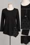 Women's Luxury Plus-Size Long-Sleeve Viscose Blouse