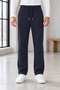 Men's Navy Blue Baggy 3-Ply Brushed Inside Oversized Winter Sweatpants