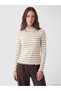I Dik Roba Collar Striped Women's Bodysuit from Freezen Store
