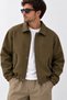 New Season Men's relaxed fit premium zipper-front transitional jacket