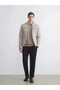Quality Pieces from Çelebi Store Narrow Fit Stand Collar Men's Leather Look Coat - 2