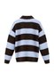 Brown Striped Soft Textured Sweater - 4