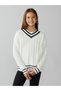 V-Neck Girls' Knit Sweater from UZG STORE for Style-Conscious Girls
