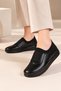 Winter Velcro-Closure Orthopedic Stretch Shoes with Rhinestones for Casual Wear