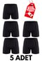 5-Pack Men's 100% Cotton Relaxed-Fit Boxer Briefs + Free Phone Holder Keychain
