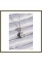 316L Stainless Steel Silver-Colored Moon and Star Charm Necklace with Zircon Stones for Women, Model BX