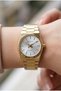 Elegant Women's Watch with a Vintage Flair | 26 mm Gold-Tone Steel Strap, Silver Dial - 5