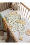 Boys' Outfit Set: Yellow Taco and Avocado Print 100% Cotton Long-Sleeve Snap-Fastened Bodysuit and Pants 2-Piece Set - 2