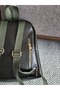 4-Compartment Black Leather Women's Backpack with Adjustable Straps – Daily Use - 6