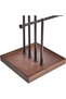 Four-Tier Jewelry Tree Stand - Walnut/Black - 3