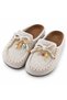 Fancy Felted, Closed-Toe, Stone-Colored, Lightweight, Comfortable Winter Women's Casual House Slippers for Home and Outdoors - Ecru - 2