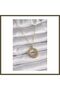 316L Steel Gold-Colored Chain with Silver Zircon Stones, Circle-Shaped Women's Necklace BX