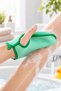 Set of 5 Soft-Textured Bath Shower Sponge Gloves – Glove-Shaped Design, Silk Texture, With Hanging String, Suitable for Babies and Children, Bath Sponge Glove