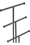 Four-Tier Jewelry Tree Stand - Walnut/Black - 4