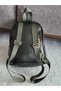 4-Compartment Black Leather Women's Backpack with Adjustable Straps – Daily Use - 4