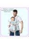 Axooms Baby Carrier with Hip Seat - Multi-Functional Baby Backpack Carrier for Newborns to Toddlers (0-36 Months), Ergonomic & Breathable with Adjustable Waist Strap (Green) - 8