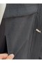 Banugül Elastic-Waist Cupra Vest Set - MF683 Black - 4