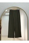 Banugül Elastic-Waist Cupra Vest Set - MF683 Khaki - 5