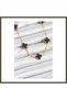 316L Stainless Steel Chain, Gold-Toned, Navy Blue Clover Women's Necklace BX