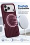 Apple iPhone 18 Pro 5G 2026 Magsafe Knitted Texture TPU Flexweave Woven Fabric Magnetic Case Cover - 2