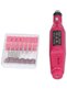 12V Electric Manicure, Pedicure, and Nail File Machine – Set with 6 Metal Tips and 6 Sanding Strips - 5