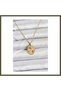 316L Stainless Steel Chain, Gold-Colored, Elephant-Shaped Women's Necklace BX