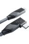 – Angled USB-C Cable All-purpose – 2m, black, 20Gbps, 240W