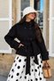 High Collar Buttoned Cashmere Jacket - 3