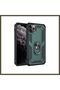 iPhone 11 Pro Max Compatible Case: Sofia Ringed Silicone Cover - Green BX